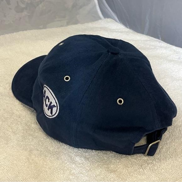 Navy Blue Nantucket ACK Adjustable Cotton Ball Cap NWOT - Picture 7 of 15